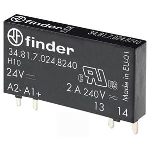 Finder Halfgeleiderrelais 34.81.7.024.8240 Schakelspanning (max.): 275 V/AC Schakelend bij overbelasting 1 stuk(s)