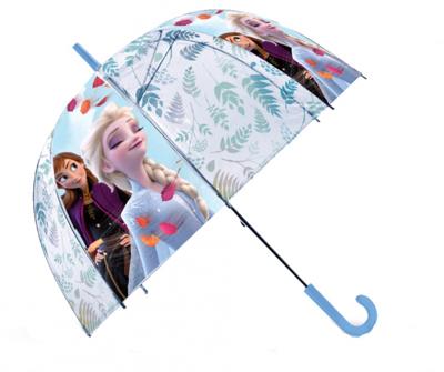 Kids Licensing kinderparaplu Frozen 2 PVC 45 cm blauw/wit Kids Licensing kinderparaplu Frozen 2 PVC 45 cm blauw/wit