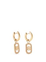 Sydney Evan boucles d'oreilles en or 14ct pavées de diamants