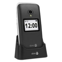 doro 2424 Senioren clamshell telefoon SOS-knop Grafiet