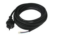 as - Schwabe 70532 Boormachine Kunststof Omhulde Verbindingskabel, 230 V/16 A, 3 meter Kabellengte, Zwart