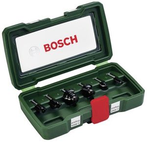 Bosch Accessoires 6-delige hardmetalen frezenset (Ø 1/4" schacht) 6,35 mm - 2607019462