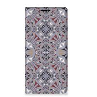 Motorola Edge 20 Pro Standcase Flower Tiles