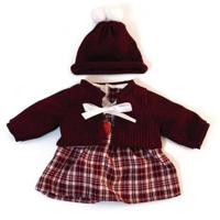 Miniland Poppenkleding Winter 38 Cm Polyester Rood 4-delig