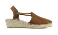 Viguera Dames Espadrilles in Suede (Cognac)