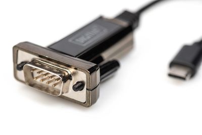 Digitus USB 2.0 Adapter [1x Serieel 9-polig - 1x USB-C stekker] DA-70166 1.00 m