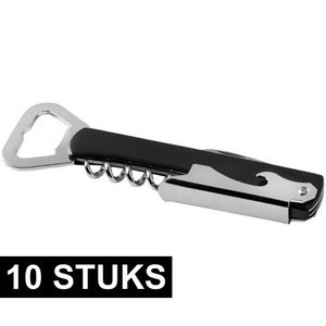 10x Wijnflessen flesopeners   -