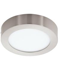 Eglo Led plafondlamp Fueva 1 11w - 3000K - 17cm nikkel mat 94523