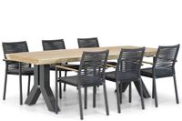 Santika Giovane/Woodside 240 cm dining tuinset 7-delig