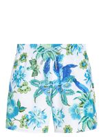 ETRO short de bain à fleurs - Blanc - thumbnail