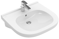 Villeroy & Boch O.novo Vita wastafel 61x55 cm met overloop, wit alpin