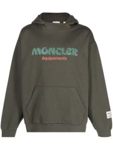 Moncler x Salehe Bembury hoodie à logo imprimé - Vert