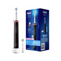 Oral-B 3000 Black JAS22 Elektrische tandenborstel Roterend / oscillerend / pulserend Zwart