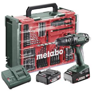 Metabo SB 18 Set 602245710 Accu-slagmoersleutel 48 Nm 18 V Aantal meegeleverde accus: 2 LiHD Brushless, Incl. koffer, Incl. 2 accus, Incl. lader, Incl.