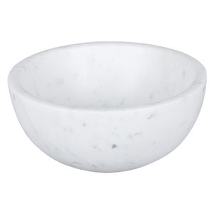 Differnz Ruz waskom 25x11.5cm milky marble marmer