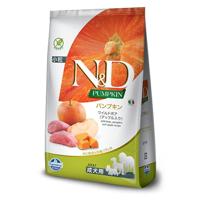 N&D PUMPKIN DOG WILD BOAR & APPLE ADULT MINI 800 GR