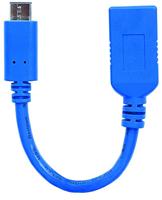Manhattan USB 2.0, USB 3.2 Gen 1 (USB 3.0) adaptor [1x USB 3.2 Gen 1 female A (USB 3.0) - 1x USB-Câ
