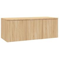 vidaXL Tv-meubel 80x34x30 cm spaanplaat sonoma eikenkleurig
