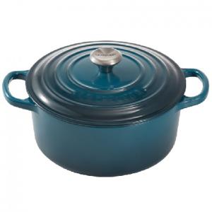 LE CREUSET - Signature - Braadpan rond 24cm 4,20l Deep Teal