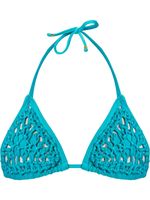 Amir Slama triangle bikini top - Bleu