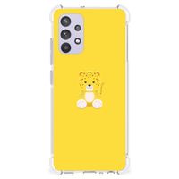 Samsung Galaxy A32 4G | A32 5G Enterprise Editie Stevig Bumper Hoesje Baby Leopard - thumbnail