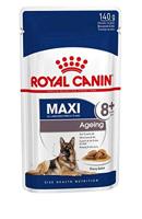 ROYAL CANIN Vochtige levensmiddelen Maxi Leeftijd 8+ stukjes vlees in Senior hondenaus van grote races - Doos 10 x 140 g (zakken)