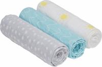 Lässig swaddle & burp doek / luier 3 stuks 85x85cm summer dream boys L