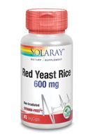 Solaray Rode gist rijst 600mg (45 vega caps)