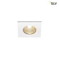 SLV Vierkante inbouwspot Patta 8cm - 7,3w - 1800-3000K wit 1002102 - thumbnail