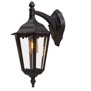 KonstSmide Klassieke muurlamp Firenze Down zwart 7212-750