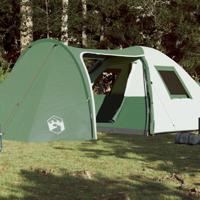 Tent 6-persoons 466x342x200 cm 185T taft groen