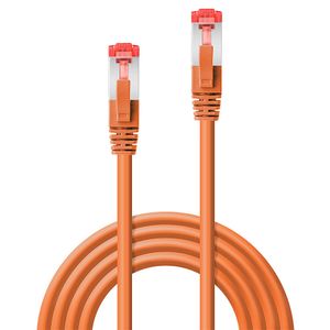 LINDY 47809 RJ45 Netwerkkabel, patchkabel CAT 6 S/FTP 2.00 m Oranje Snagless 1 stuk(s)