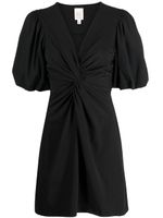 Cinq A Sept robe Bette à manches bouffantes - Noir