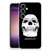 Silicone Back Case Samsung Galaxy S24 Skull Eyes - thumbnail