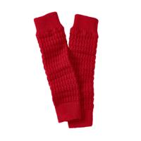 Gebreide polswarmers uit bio-scheerwol, tomaat Eén maat