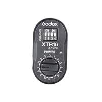 Godox XTR16 Channels XTR-16 Remote 2.4GHz Wireless Power-Control Lightning Trigger Receiver voor Witstro Ad360 Ad180 Speedlite (XTR-16) zwart