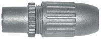 Axing CKK 5-00 Coax-koppeling Aansluitingen: Coax-bus IEC, Coax-bus IEC Kabeldiameter: 6.8 mm 1 stuk(s) - thumbnail