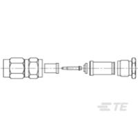 TE Connectivity TE AMP RF Coax Connectors 1050789-1 1 stuk(s) Bag - thumbnail