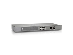 LevelOne FEP-1612 netwerk-switch Unmanaged Fast Ethernet (10/100) Power over Ethernet (PoE) Grijs