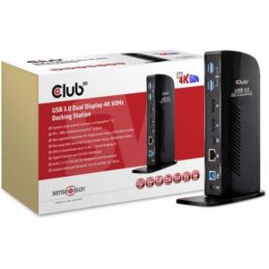 CLUB3D USB 3.0 Dual Display 4K60Hz Docking Station