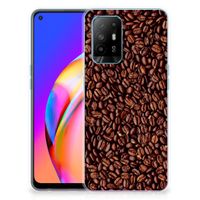 OPPO A94 5G | Reno5 Z Siliconen Case Koffiebonen