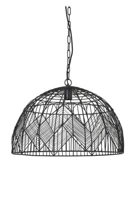Light & Living Hanglamp 'Kalibo' 55cm, kleur Mat Zwart