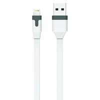 TAB CABLE PLAT CHARGE & SYNCHRO 2.4A USB/LIGHTNING 2M BLANC