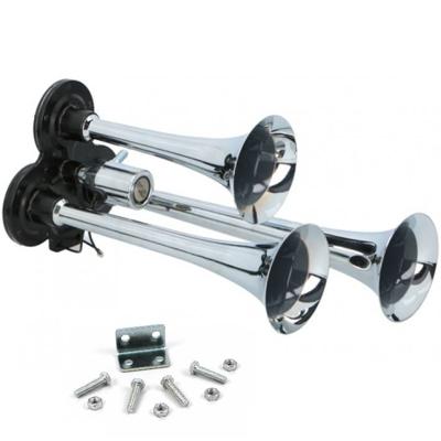 All-Ride luchthoorn 3 tonig - 12V/24V Chroom All-Ride luchthoorn 3 tonig - 12V/24V Chroom