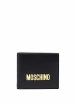 Moschino portefeuille à plaque logo - Noir - thumbnail