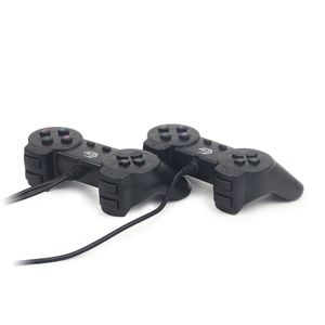 Gembird JPD-UB2-01 game controller Zwart USB 2.0 Gamepad PC