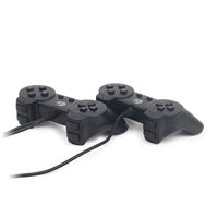 Gembird JPD-UB2-01 game controller Zwart USB 2.0 Gamepad PC - thumbnail