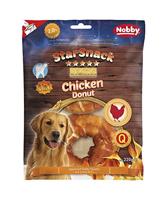 Nobby STARSNACK Barbecue Chicken Donut ca. 10,0 cm, 2 stuks, ca. 220 g