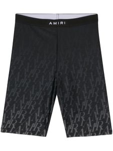 AMIRI short de sport à logo imprimé - Noir