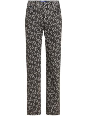 Karl Lagerfeld Jeans Jeans met logopatch - Zwart